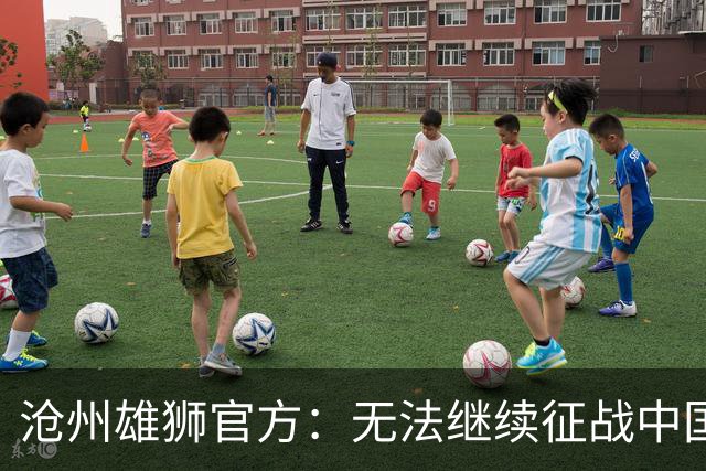 沧州雄狮官方：无法继续征战中国足球职业联赛